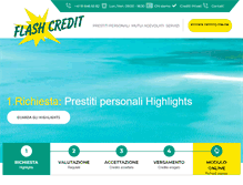 Tablet Screenshot of flashcredit.ch